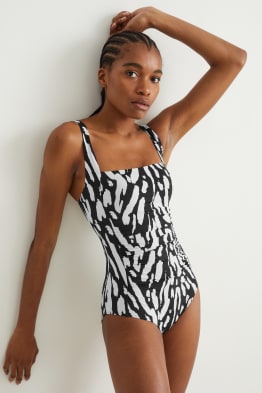 Maillot de bain - ampliforme - à motif