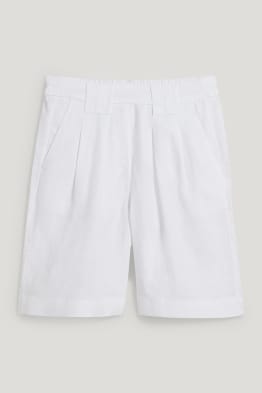 Short en lin - high waist