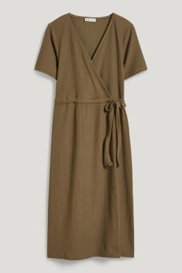 Vestito a portafoglio per allattamento.