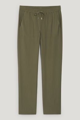 Pantaloni de stofă - talie înaltă - relaxed fit