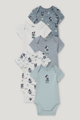Multipack 5er - Micky Maus - Baby-Body