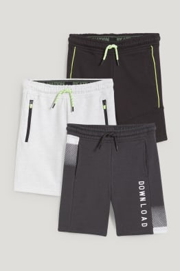Lot de 3 - shorts en molleton