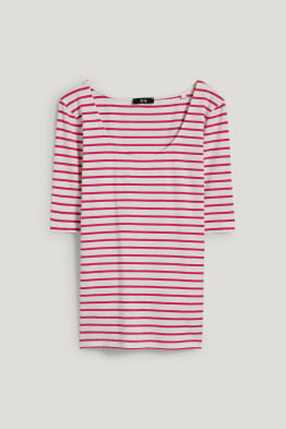 T-shirt - gestreept