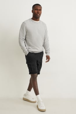 Shorts cargo di jeans - Flex jog denim