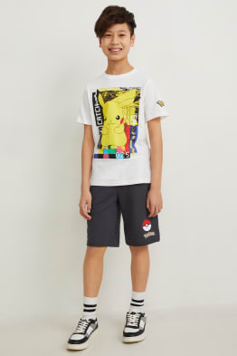 Pokémon - Set - Kurzarmshirt und Sweatshorts - 2 teilig