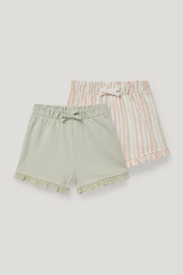 Lot de 2 - shorts en molleton pour bébé