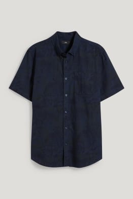 Camisa - regular fit - button-down - estampada