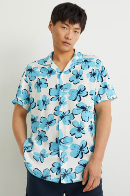 Overhemd - slim fit - reverskraag