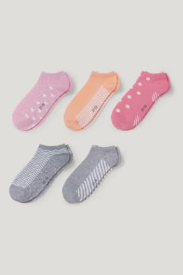 Multipack 5er - Sneakersocken - gemustert