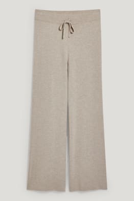 Knitted trousers - comfort fit - recycled