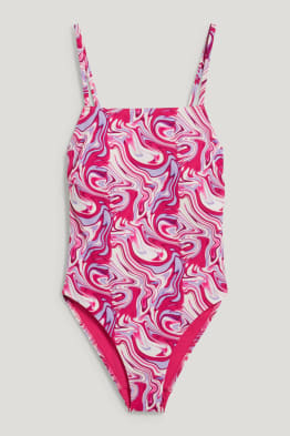 CLOCKHOUSE - jednodílné dámské plavky s brazilským střihem - s vycpávkami - se vzorem