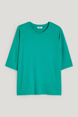 Pyjamashirt - mit Viskose