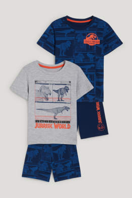 Pack de 2 - Jurassic World - pijamas cortos - 4 piezas