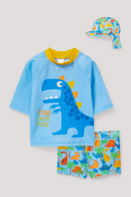Dino - baby-UV-zwemoutfit - 3-delig