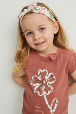 Ensemble - T-shirt et bandeau cheveux - 2 pièces