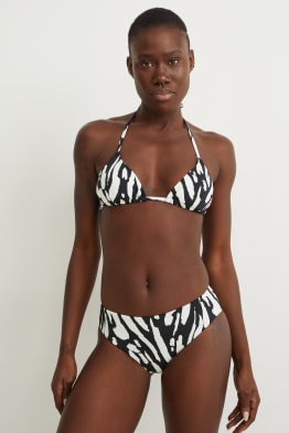 Bikini-Hose - Mid Waist - LYCRA® XTRA LIFE™ - gemustert
