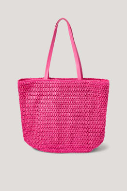 Geantă shopper de paie