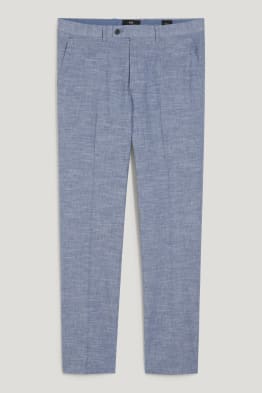 Pantaloni coordinabili - regular fit - Flex - misto cotone-lino