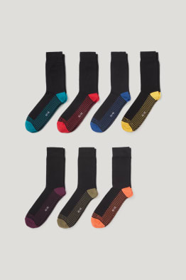 Pack de 7 - calcetines - de rayas