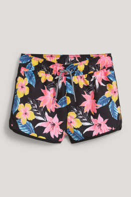 Badeshorts - geblümt