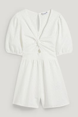 CLOCKHOUSE - Playsuit mit Knotendetail