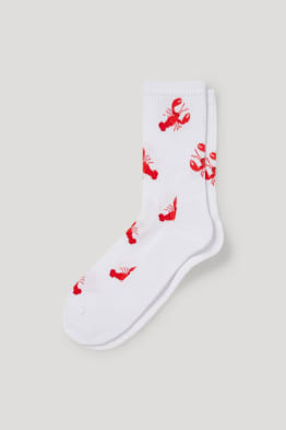 Chaussettes à motif - homards