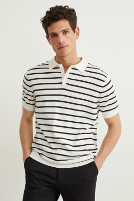 Tricou polo - cu dungi