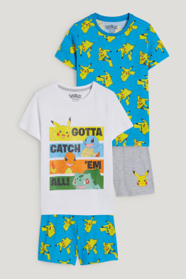 Pack de 2 - Pokémon - pijamas cortos - 4 piezas