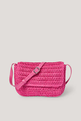 Borsa a tracolla di paglia