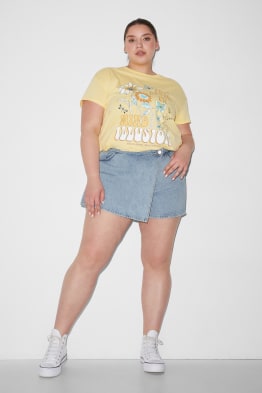CLOCKHOUSE - denim skort - high waist