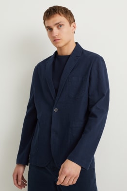 Tailored jacket - regular fit - linen blend