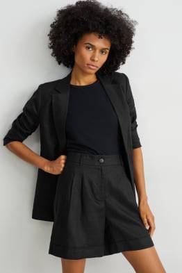 Pantalons curts de lli