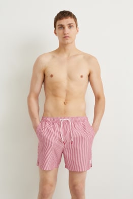 Short de bain - à rayures