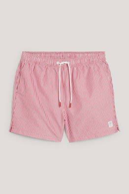 Short de bain - à rayures