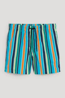 Short de bain - à rayures