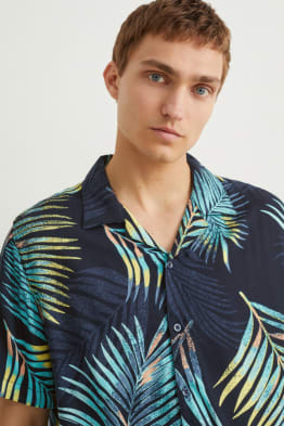 Shirt - slim fit - lapel collar