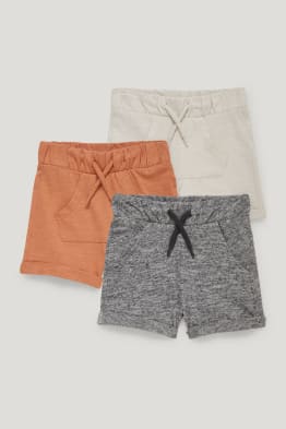 Lot de 3 - shorts en molleton pour bébé