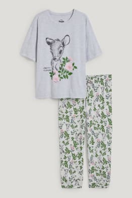 Pyjama - geblümt - Bambi