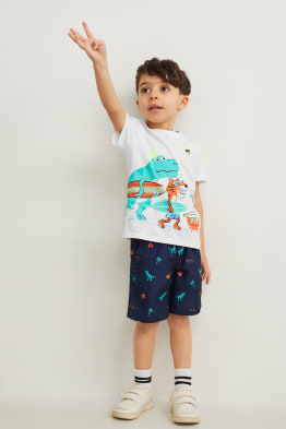 Dino - Set - Kurzarmshirt und Shorts - 2 teilig