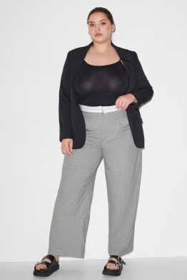 CLOCKHOUSE - pantalón de tela - high waist - wide leg