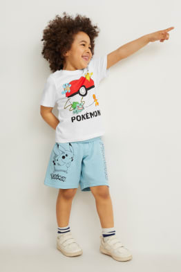 Pokémon - set - 2 T-shirts en sweatshort - 3-delig