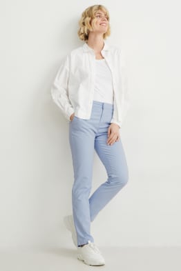 Chinos - mid-rise waist
