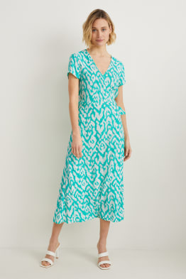 Wrap dress - patterned