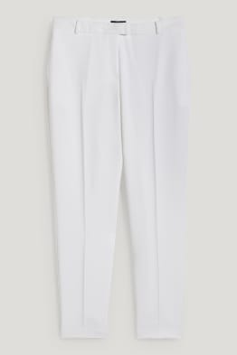 Business trousers - mid-rise waist - regular fit