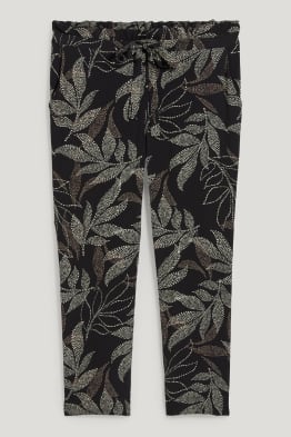 Pantalons de tela - high waist - tapered fit