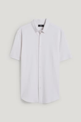 Chemise - regular fit - col button-down - LYCRA®