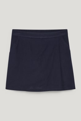 Skort - Leinen-Mix