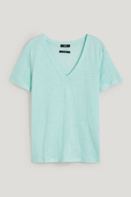 Leinen-T-Shirt
