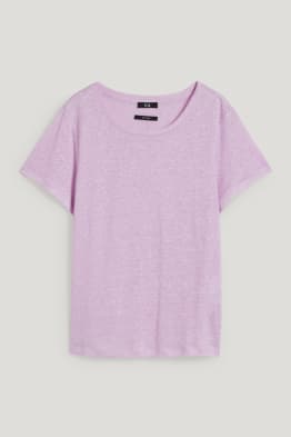 Leinen-T-Shirt