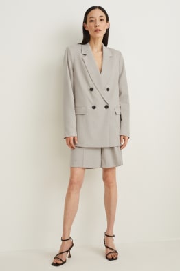 Business-Bermudas - High Waist